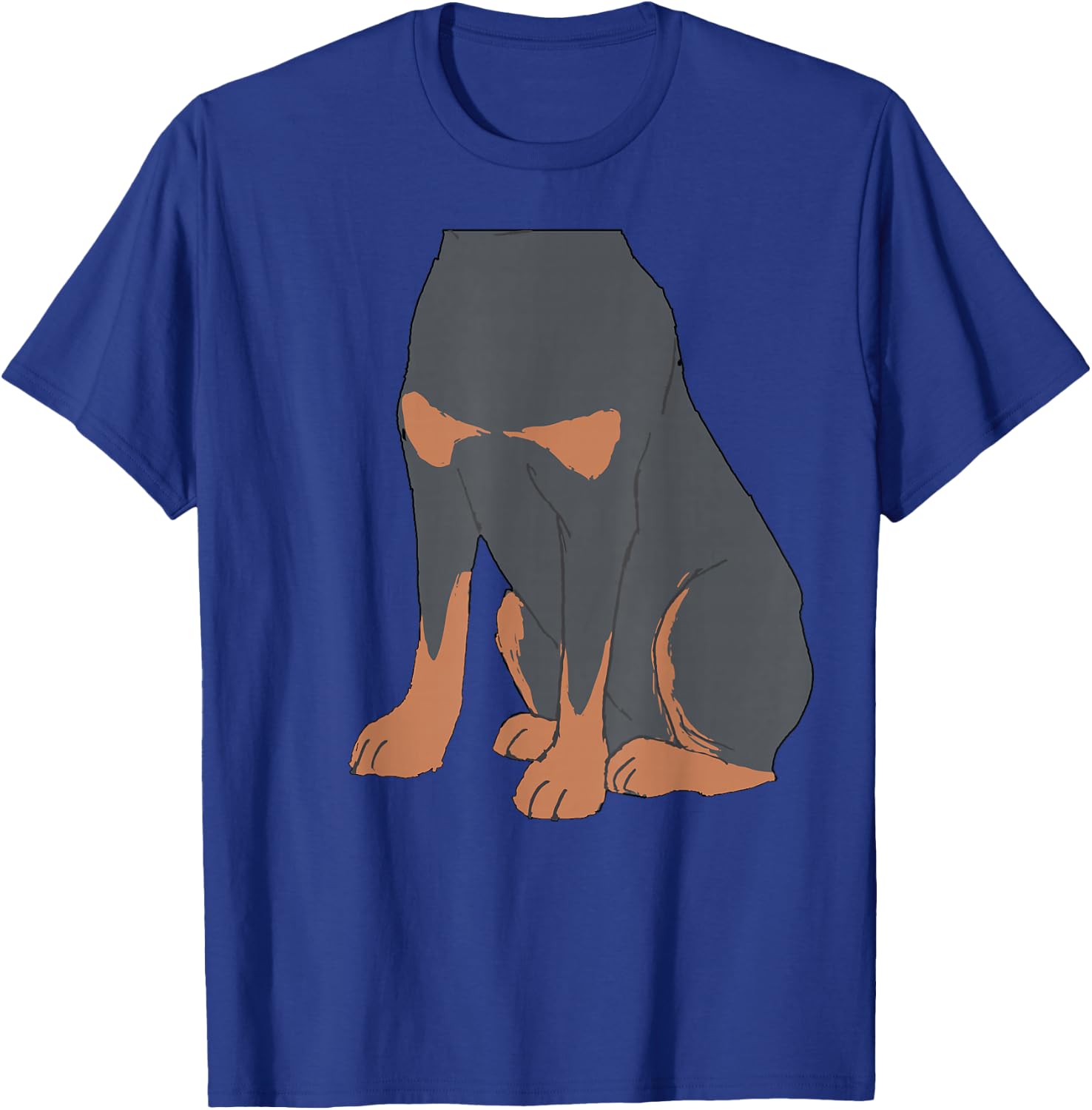 Halloween Rottweiler Dog Body Costume Shirt for Kids T-Shirt - T-Shirt | Royal