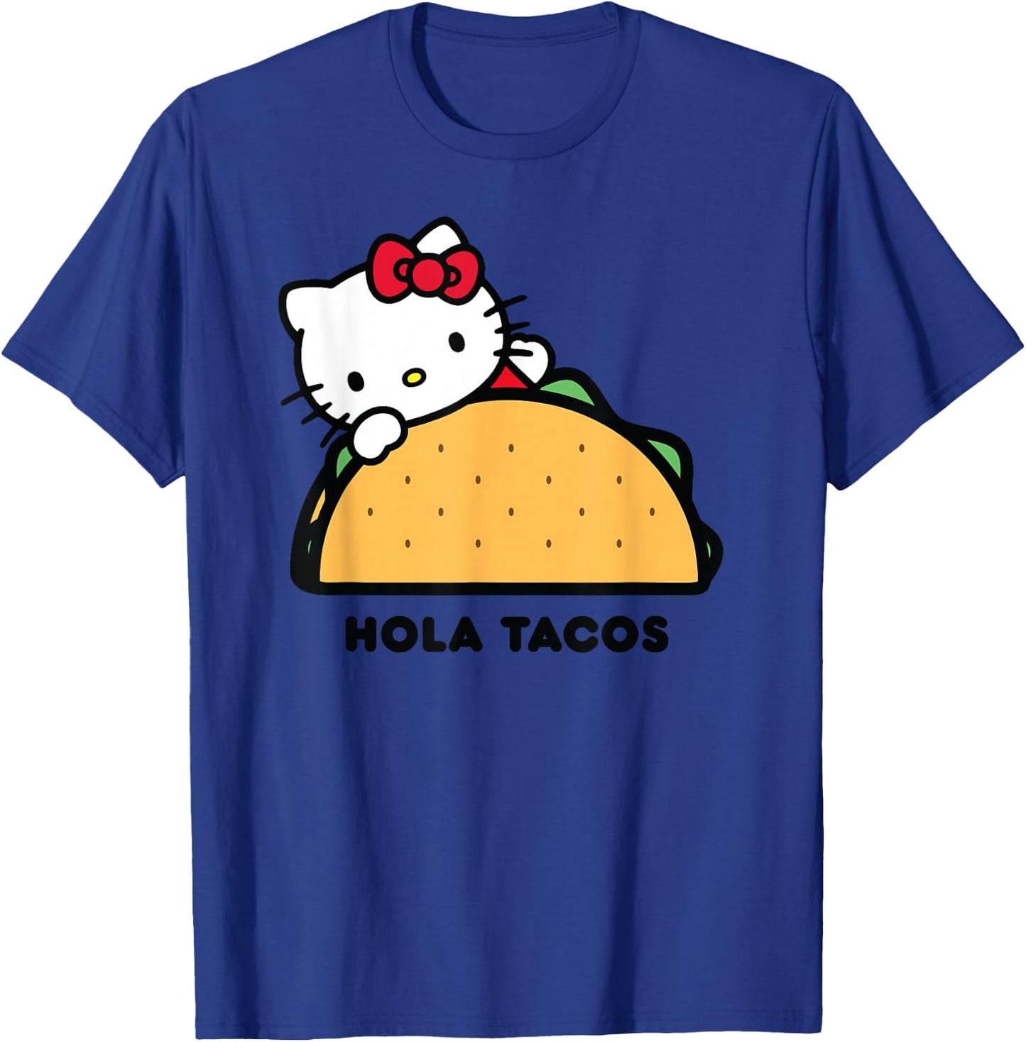 Hello Kitty Hola Tacos T-Shirt - T-Shirt | Royal