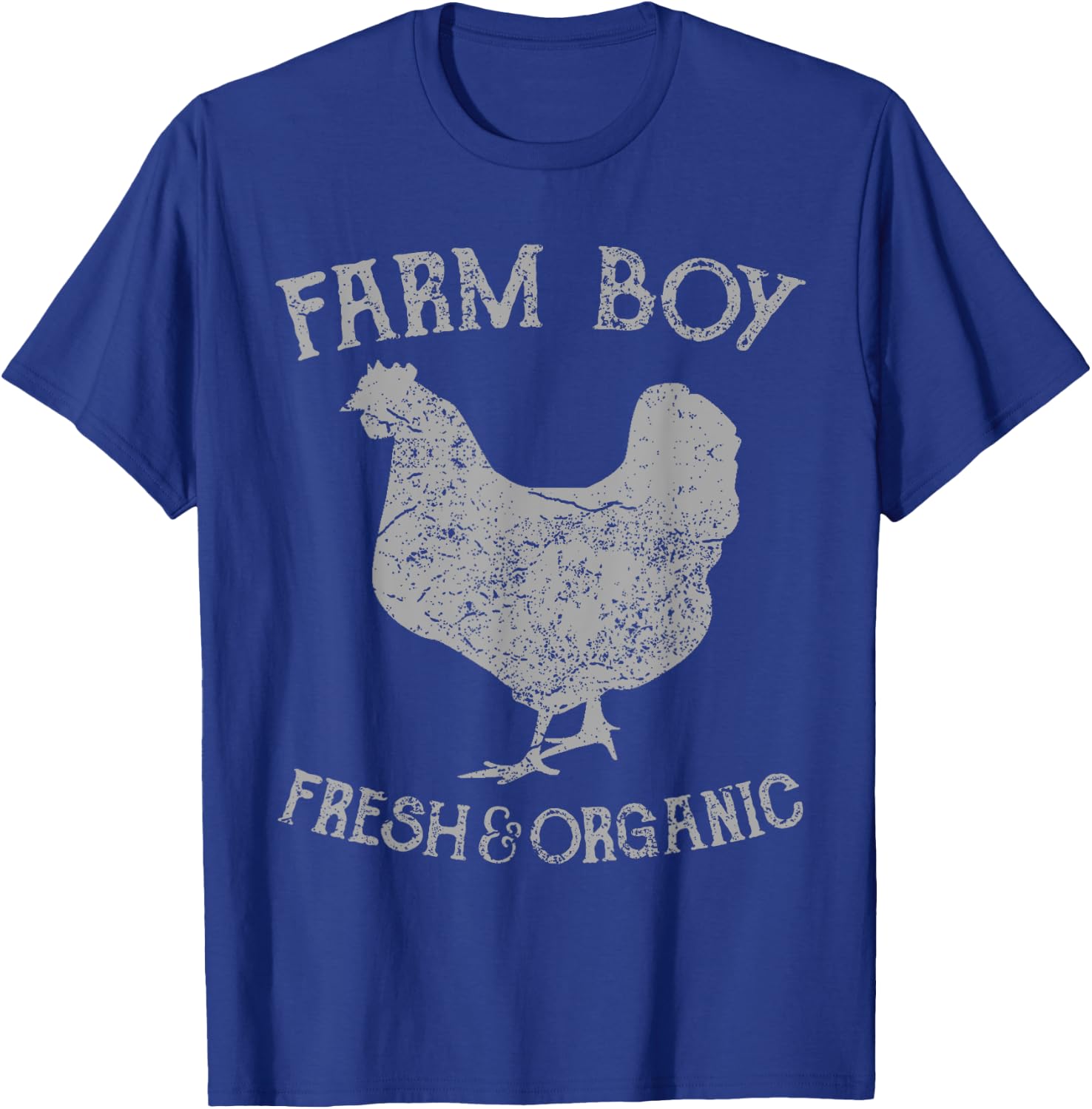 Farm Boy - Fresh and Organic shirt T-Shirt - T-Shirt | Royal