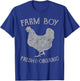 Farm Boy - Fresh and Organic shirt T-Shirt - T-Shirt | Royal