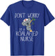 Nurse Gifts Koala Koalafied Nursing Qualified Fun T-Shirt - T-Shirt | Royal