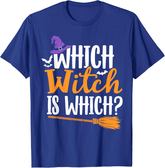 Which Witch is Which Halloween English Teacher T-Shirt - T-Shirt | Royal