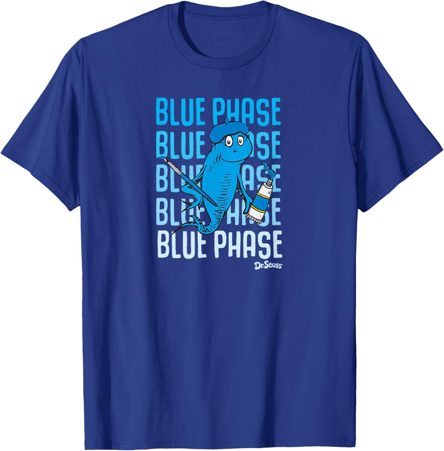 Dr. Seuss Blue Phase T-Shirt - T-Shirt | Royal