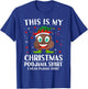 Elf Poop Pajama This Is My Christmas Poojama T-Shirt - T-Shirt | Royal