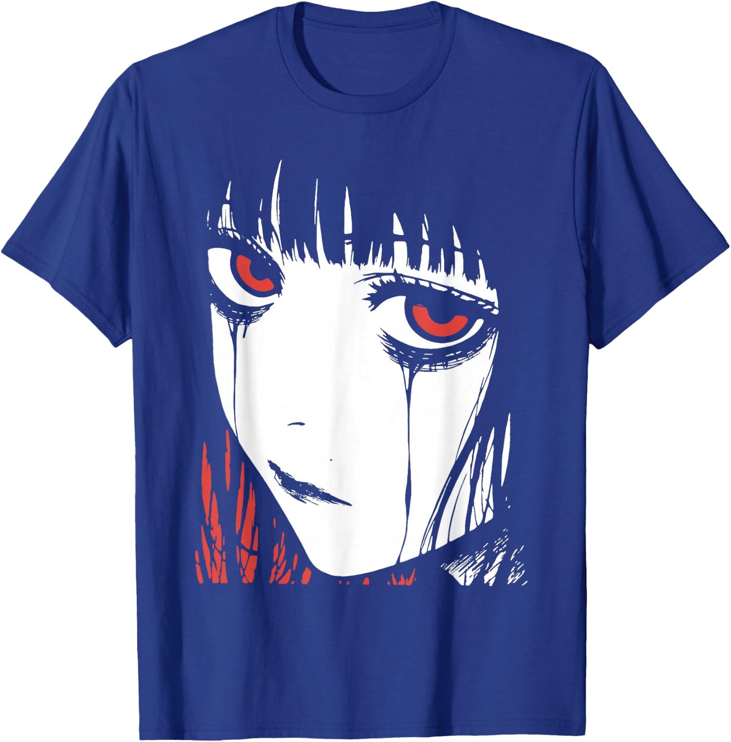 Horror Anime Manga | Japan Japanese Creepy Kawaii Goth T-Shirt - T-Shirt | Royal