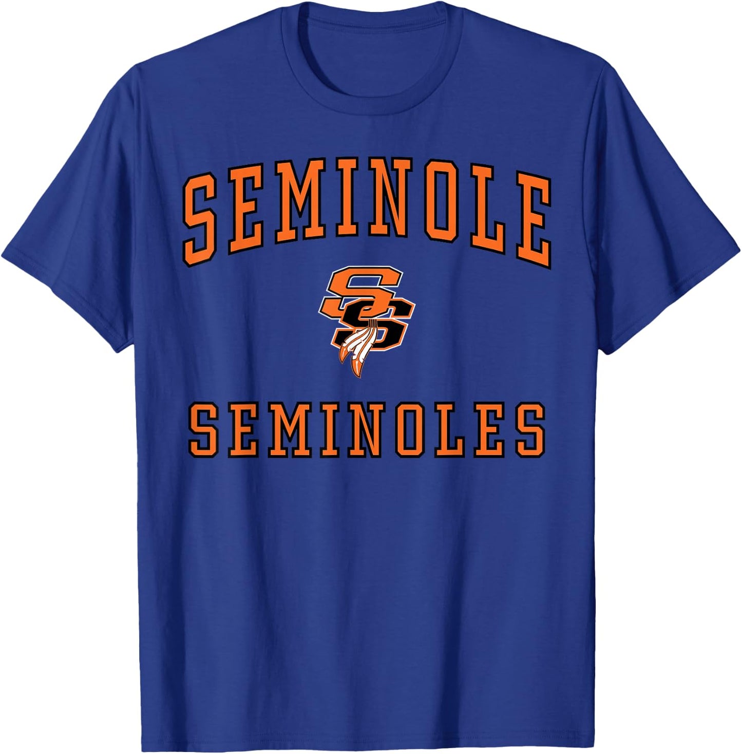 Seminole High School Seminoles C1 T-Shirt - T-Shirt | Royal