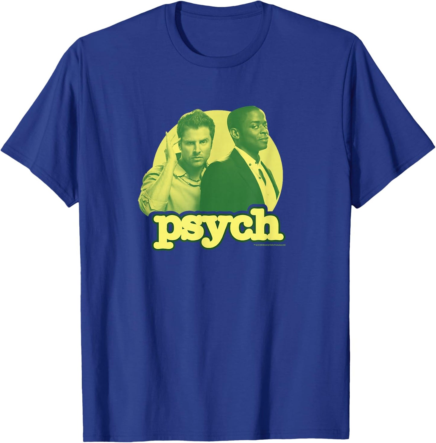 Psych Shawn Spencer and Gus Standard T-Shirt - T-Shirt | Royal