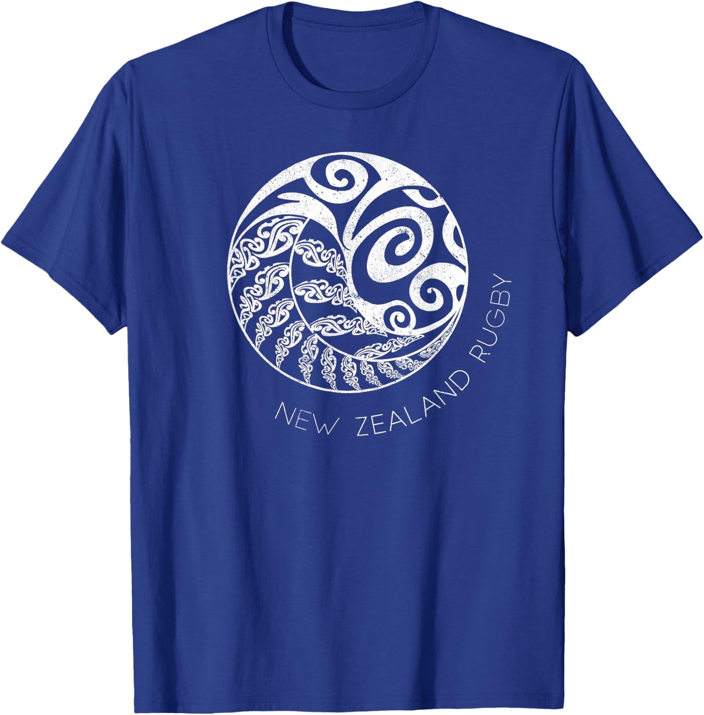 New Zealand Rugby Maori Inspired Kiwi & Silver Fern+ T-Shirt - T-Shirt | Royal