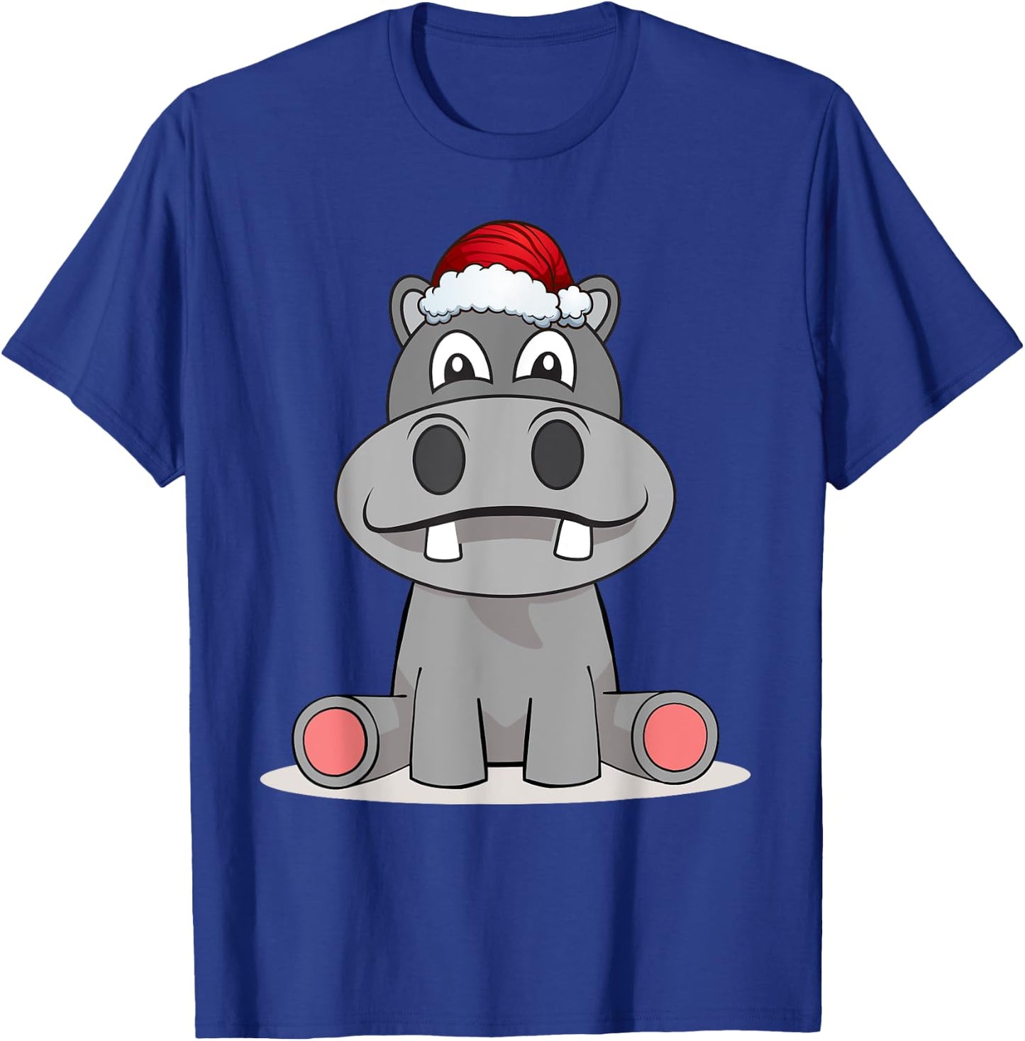 Hippopotamus Christmas | Happy Hippo Gift T-Shirt - T-Shirt | Royal