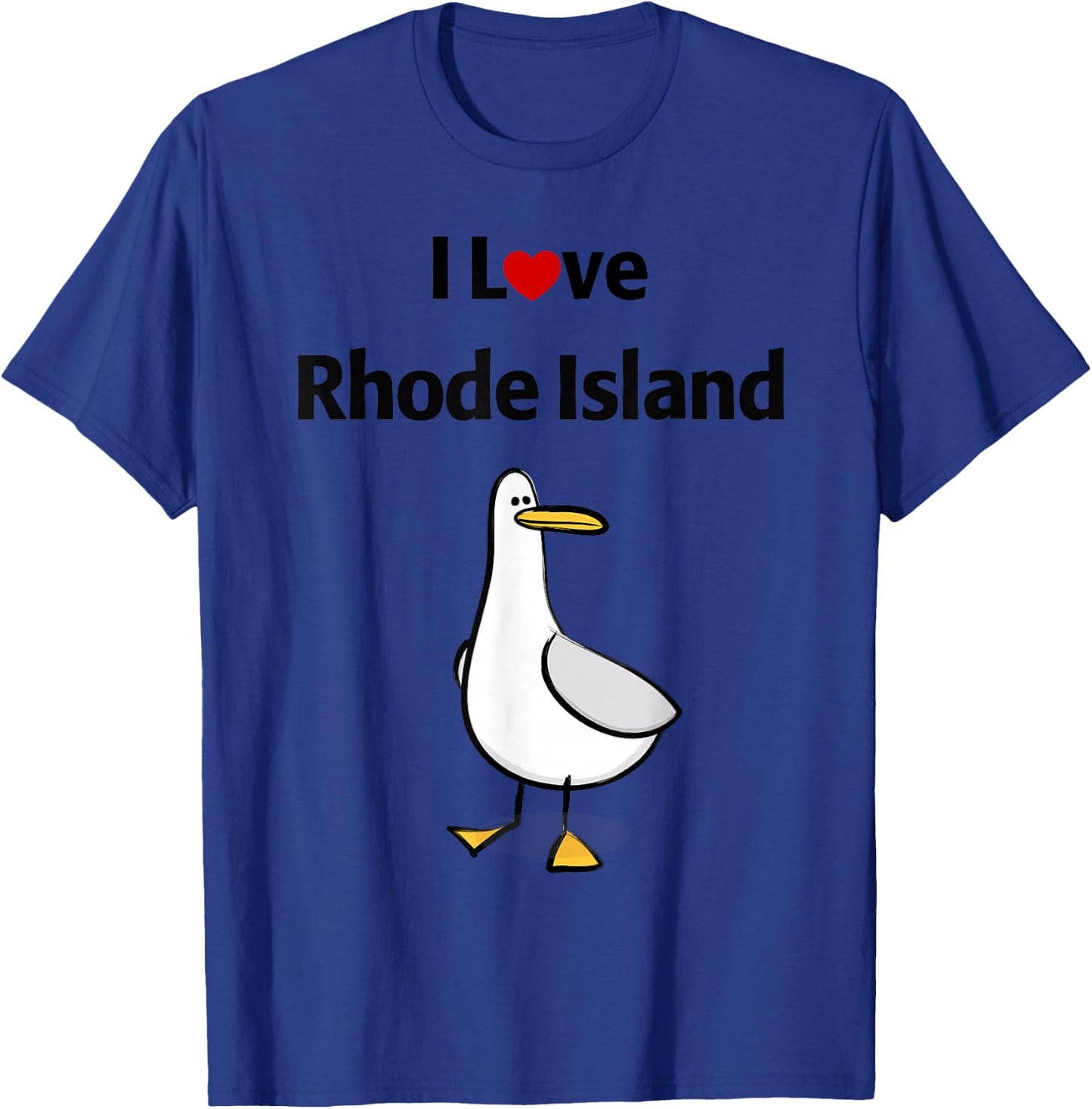 I Love Rhode Island T-Shirt - T-Shirt | Royal