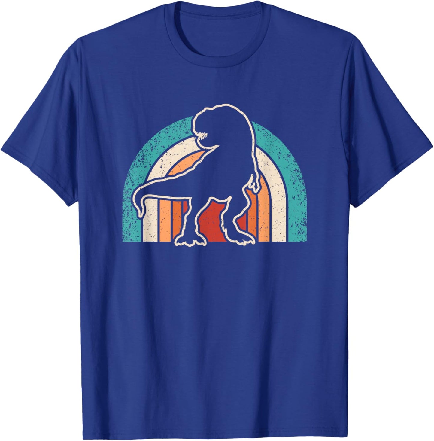 Retro Dinosaur Lover Dino T-Rex Men Boys Kids T-Shirt - T-Shirt | Royal