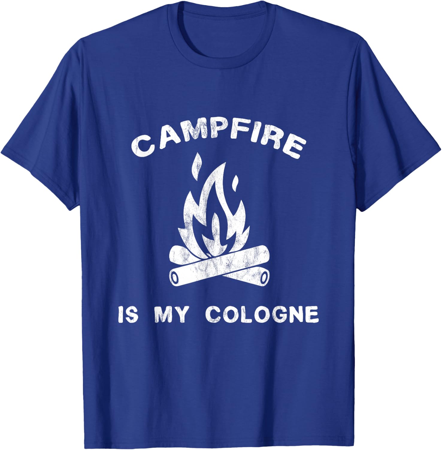 Funny Camping - Campfire Is My Cologne T-Shirt - T-Shirt | Royal