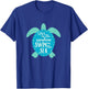 Live In The Sunshine Swim In The Sea Turtle T-Shirt - T-Shirt | Royal