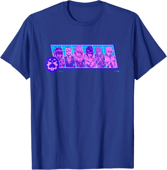 JoJo's Bizarre Adventure Group Crest Badge Anime T-Shirt - T-Shirt | Royal