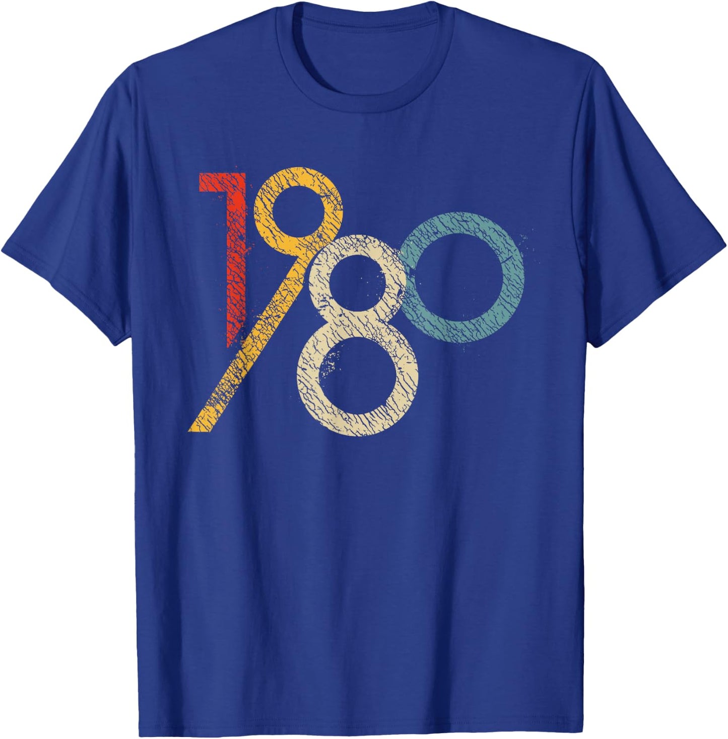Retro 1980 Graphic T-Shirt - T-Shirt | Royal