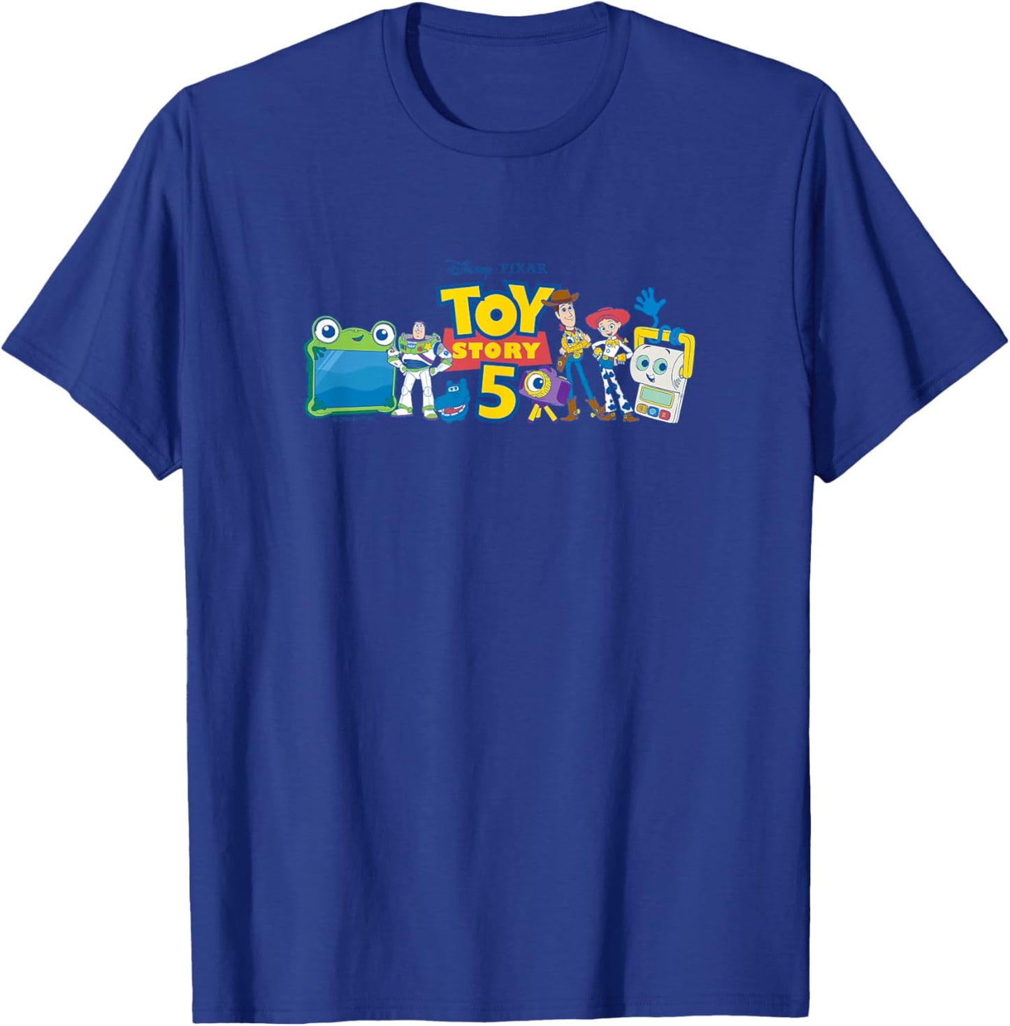Toy Story 5 - Characters Horizontal T-Shirt - T-Shirt | Royal