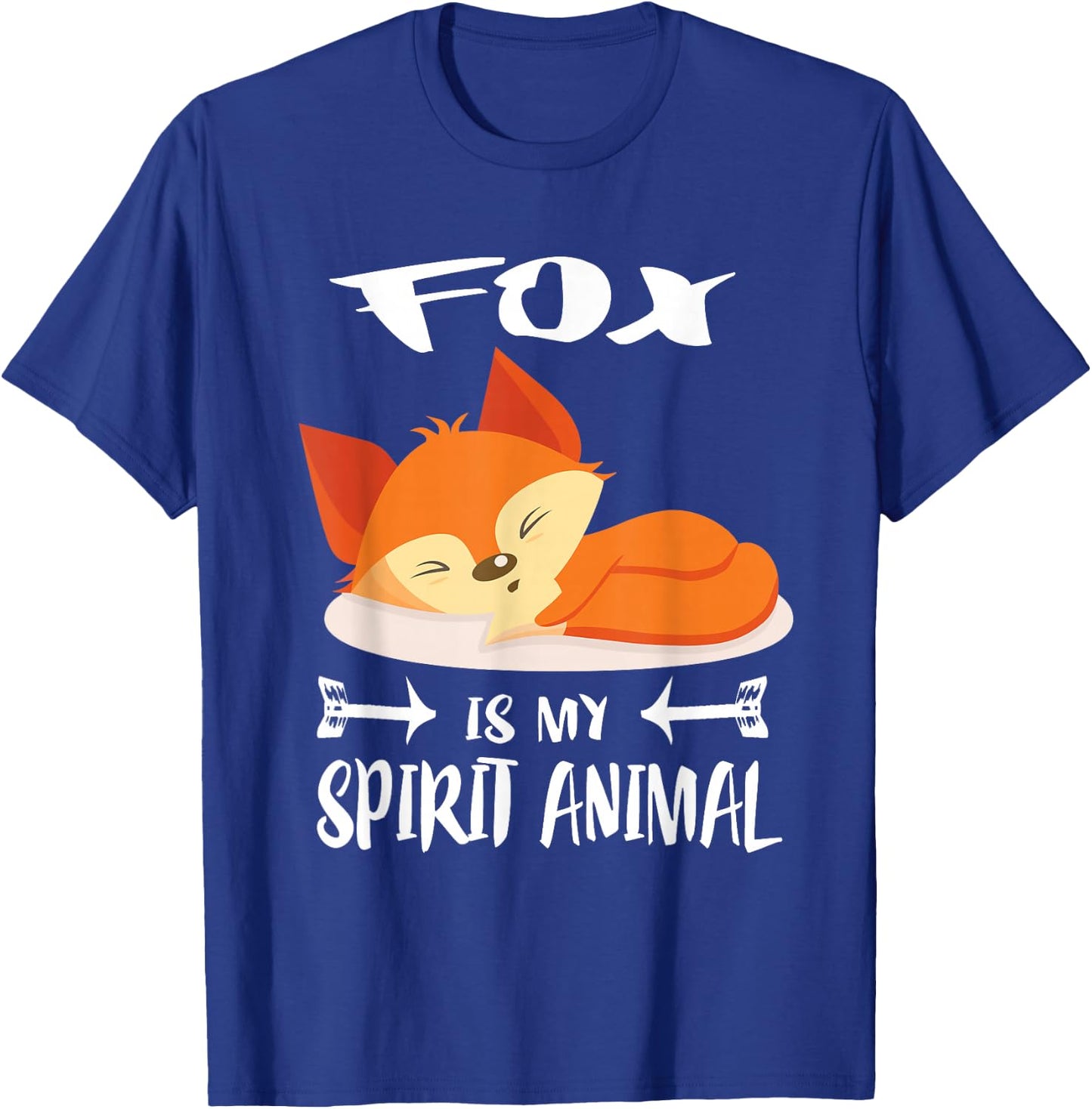 Fox Is My Spirit Animal Funny Gift T-Shirt - T-Shirt | Royal