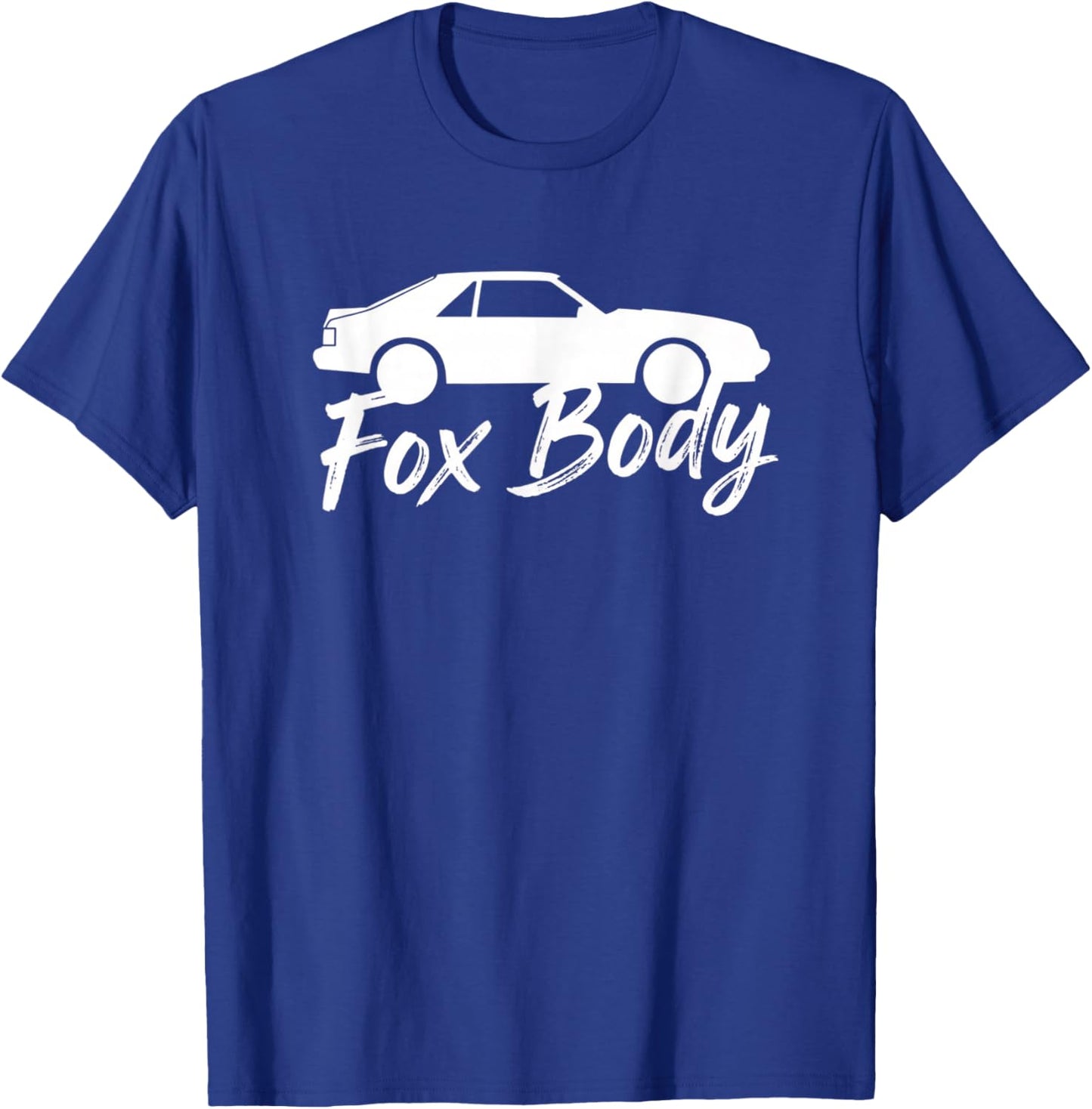 Fox Body Classic Coupe Foxbody Silhouette for Fox Body T-Shirt - T-Shirt | Royal