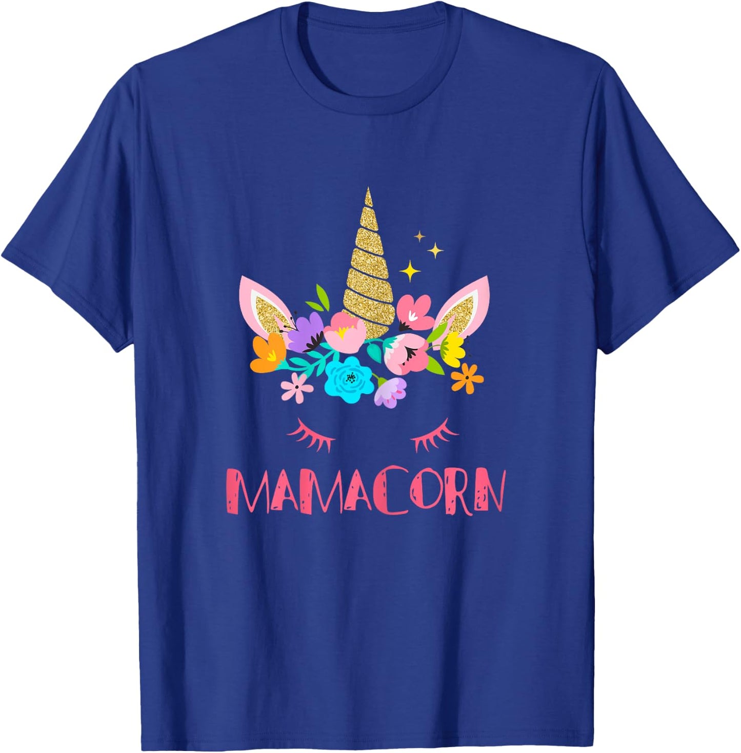 Funny Mamacorn Unicorn Costume Mom Mother's Day T-Shirt - T-Shirt | Royal