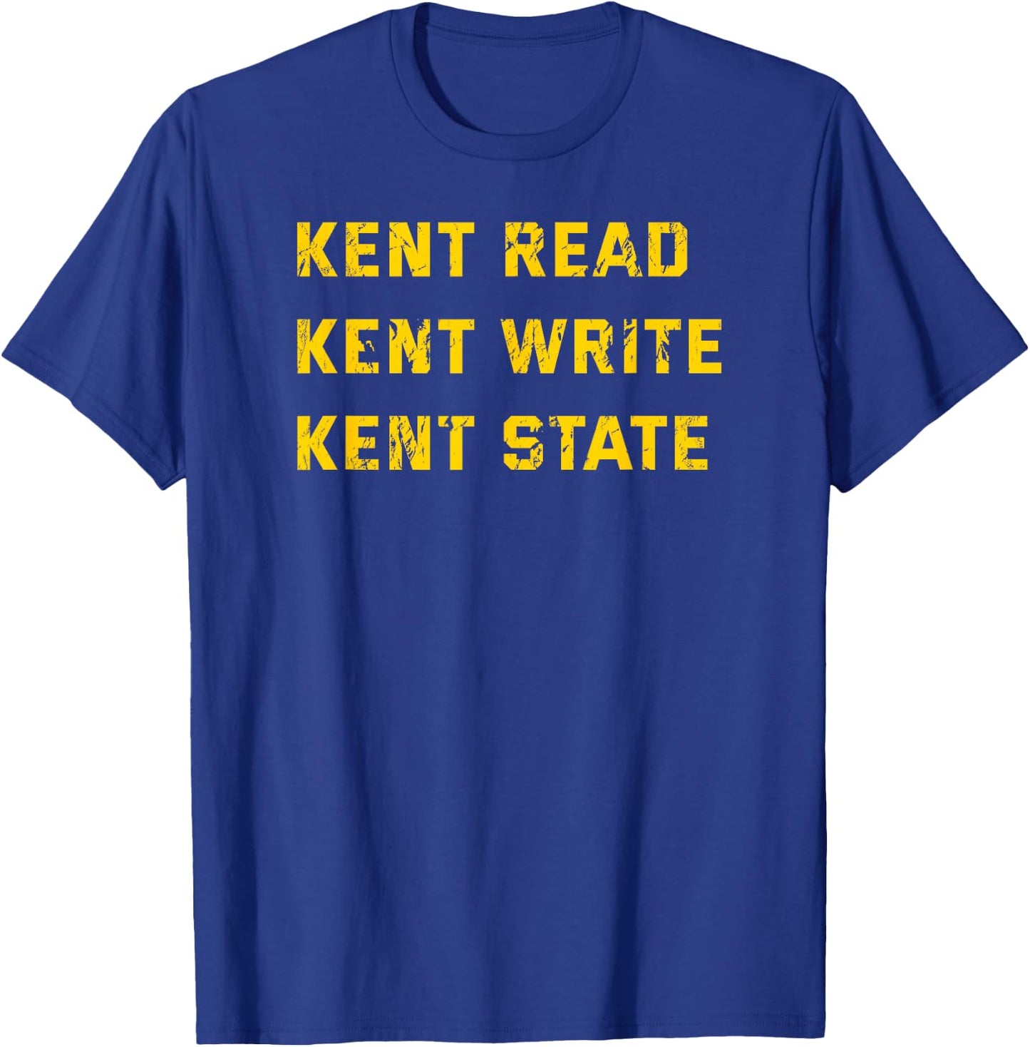 University Apparel Kent Read, Kent Write, Kent State T-Shirt - T-Shirt | Royal