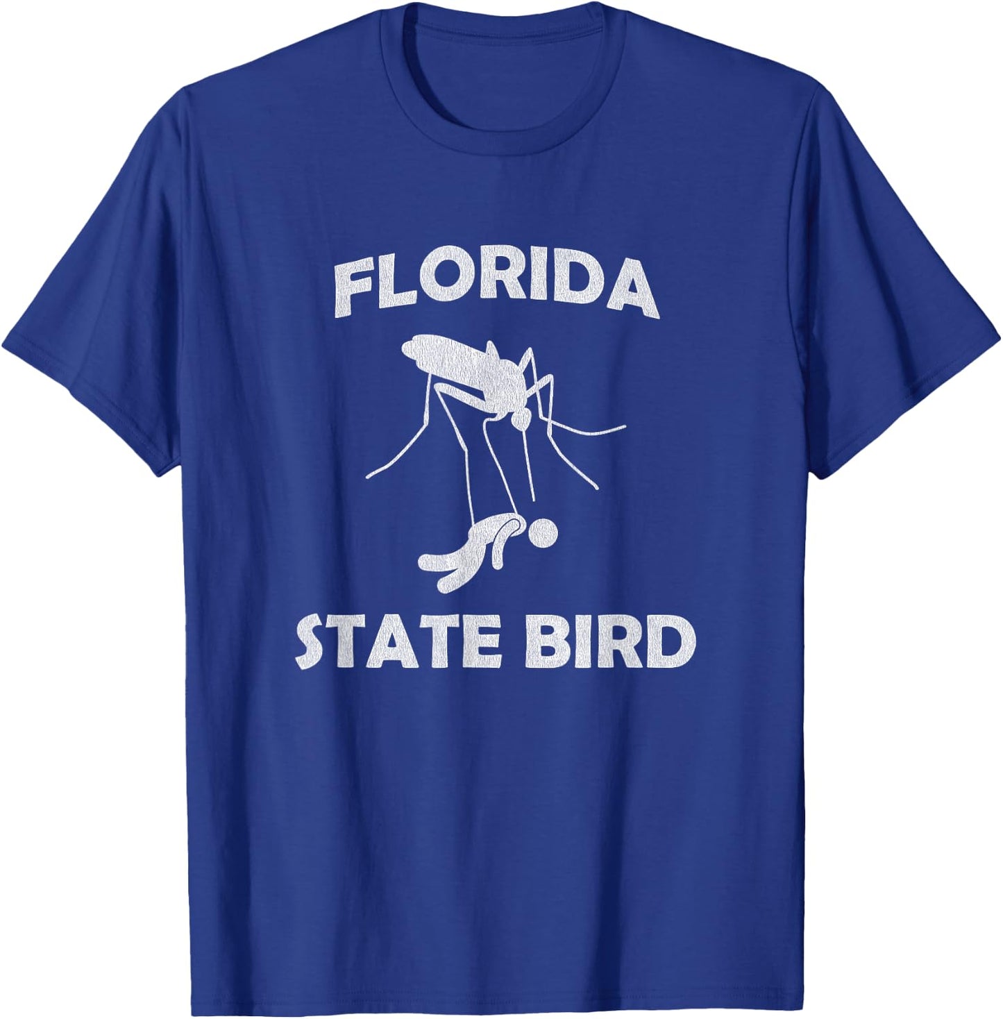 Florida Mosquito State Bird Funny Outdoors Camping T-Shirt - T-Shirt | Royal