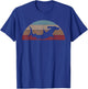 Hammerhead Shark Vintage Retro Fishing Gift T-Shirt - T-Shirt | Royal