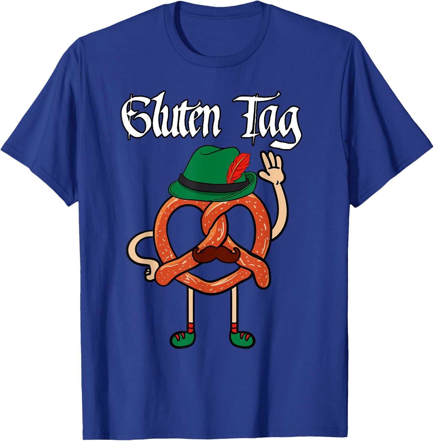 Oktoberfest Shirt German Gluten Pretzel Lover Germany Gift T-Shirt - T-Shirt | Royal