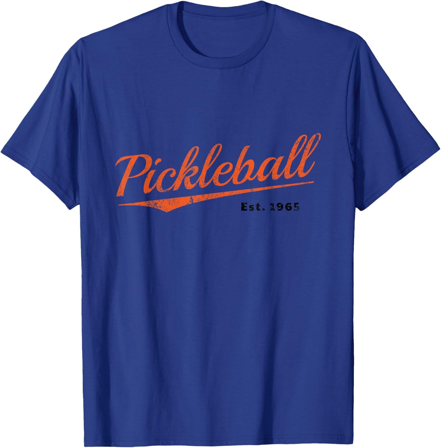 Retro Pickleball Est 1965 Design, Pickleball T-Shirt - T-Shirt | Royal