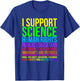 Science Human Rights Education Health Care Freedom Message T-Shirt - T-Shirt | Royal