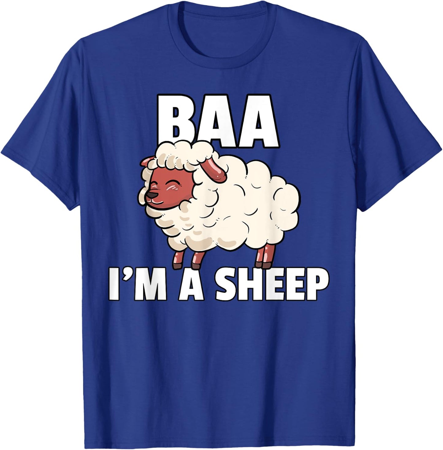 I'm A Sheep Costume For A Lamb Farmer T-Shirt - T-Shirt | Royal