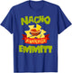 NACHO AVERAGE EMMITT Funny Birthday Personalized Name Gift T-Shirt - T-Shirt | Royal
