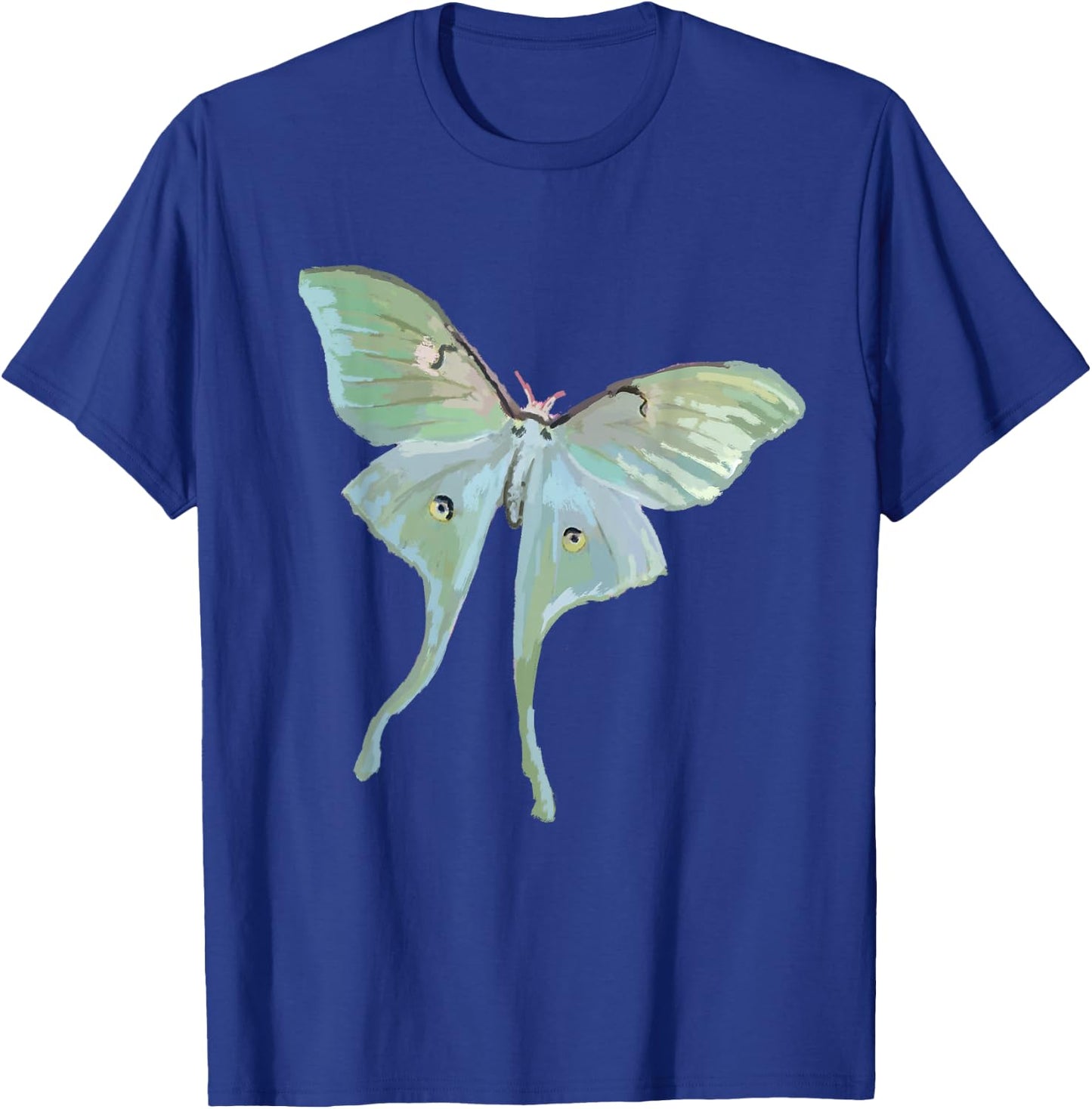 Moon Luna Moth T Shirt T-Shirt - T-Shirt | Royal