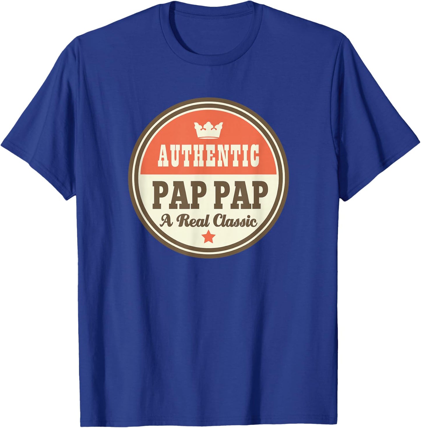 Pap Pap Grandpa PapPap Fathers Day T-Shirt - T-Shirt | Royal