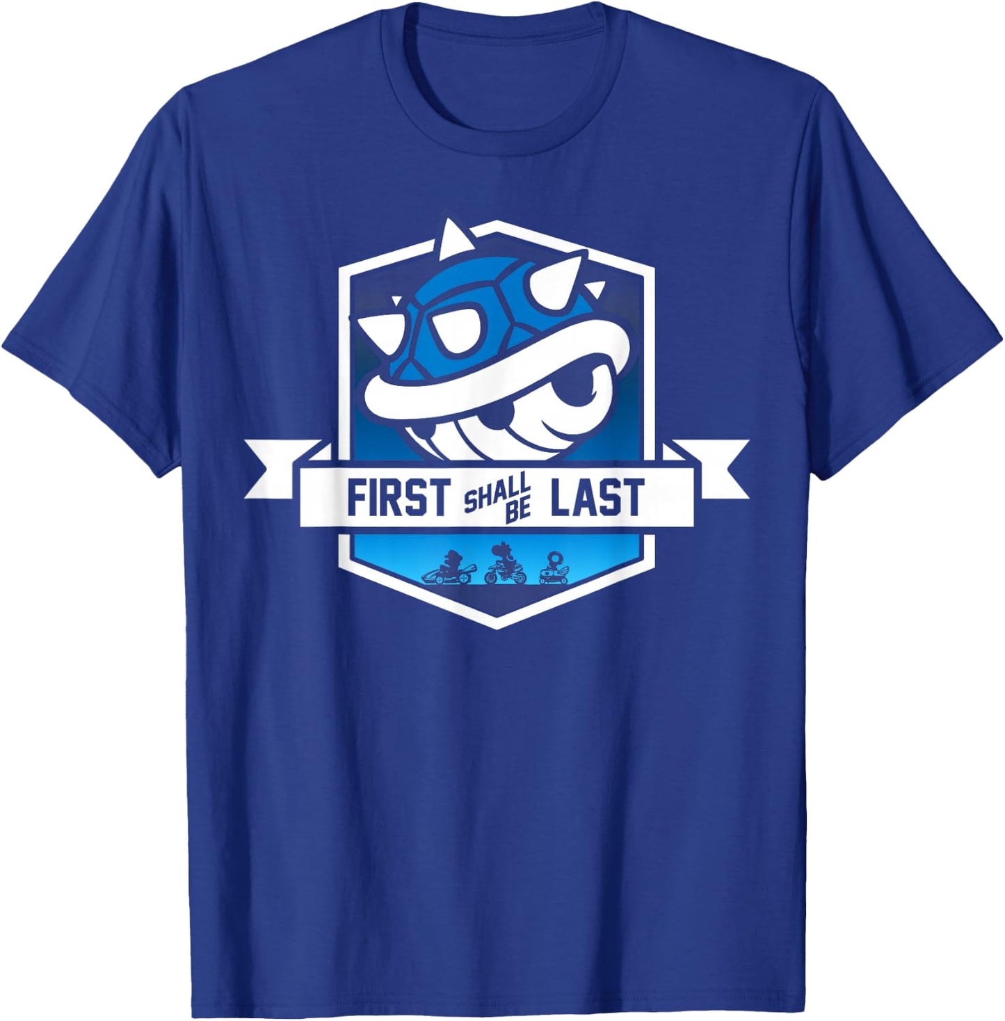 Nintendo Mario Kart Spiny Shell Banner Graphic T-Shirt - T-Shirt | Royal
