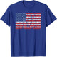 Political Protest American Flag - Stand United T-Shirt - T-Shirt | Royal