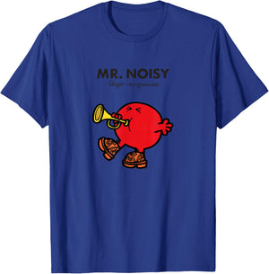 Mr. Men Mr. Noisy T-Shirt - T-Shirt | Royal