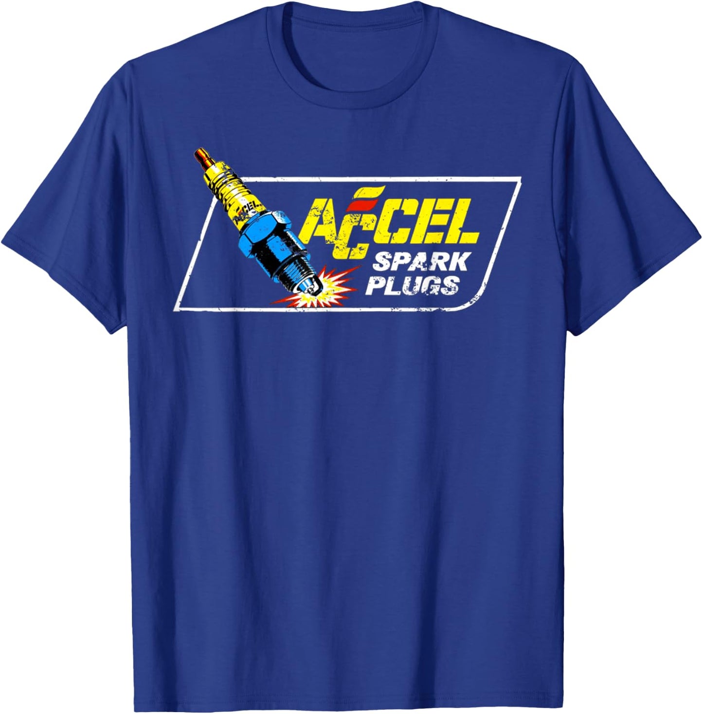 Vintage Spark Plug Retro Lover Car Parts Tuner Sparky Gifts T-Shirt - T-Shirt | Royal