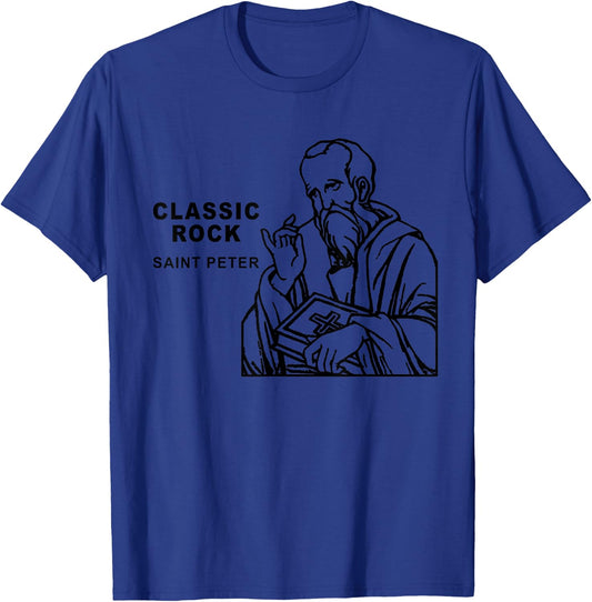 Classic Rock Saint Peter Kingdom Of Heaven T-Shirt - T-Shirt | Royal