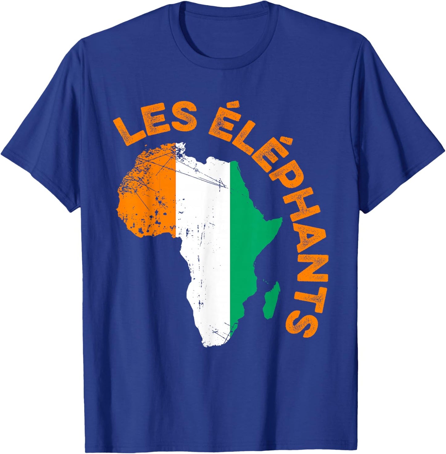 Les Elephants Cote d'Ivoire Soccer T-Shirt - T-Shirt | Royal