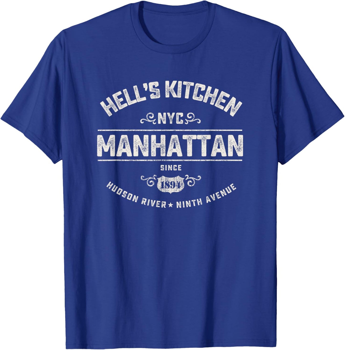 Hell s Kitchen New York City Cool Vintage T-Shirt - T-Shirt | Royal