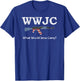 Funny "What Would Jesus Carry?" Pro Gun 2nd Amendment shirt T-Shirt - T-Shirt | Royal