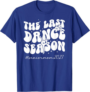Groovy Dance Senior Mom of A Senior Dancer Mama 2027 T-Shirt - T-Shirt | Royal