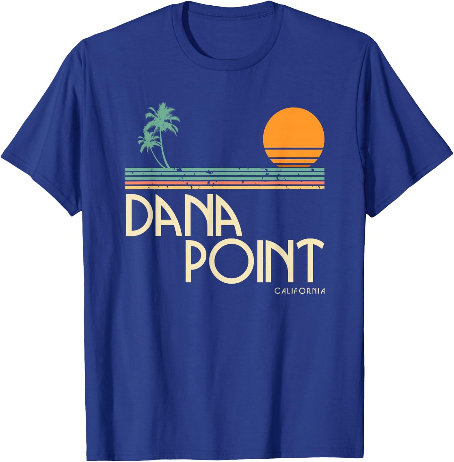 Vintage Dana Point California T-Shirt - T-Shirt | Royal