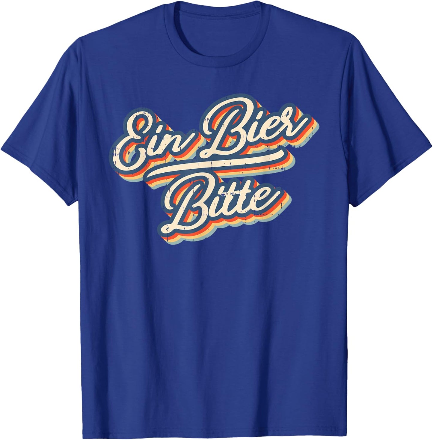 Retro Ein Bier Bitte Funny Vintage Beer German Oktoberfest T-Shirt - T-Shirt | Royal