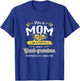 Mother's Day I Am A Mom, Grandma And Great-grandma Shirt T-Shirt - T-Shirt | Royal
