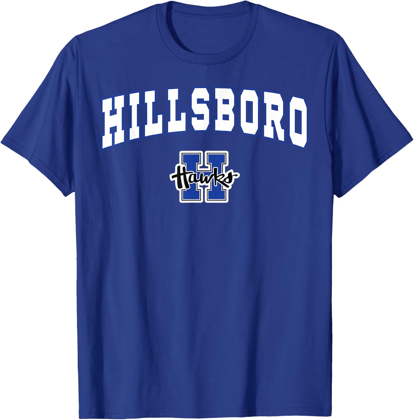 Hillsboro High School Hawks T-Shirt - T-Shirt | Royal
