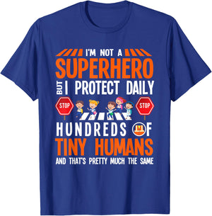School Crossing Guard T-Shirt - T-Shirt | Royal