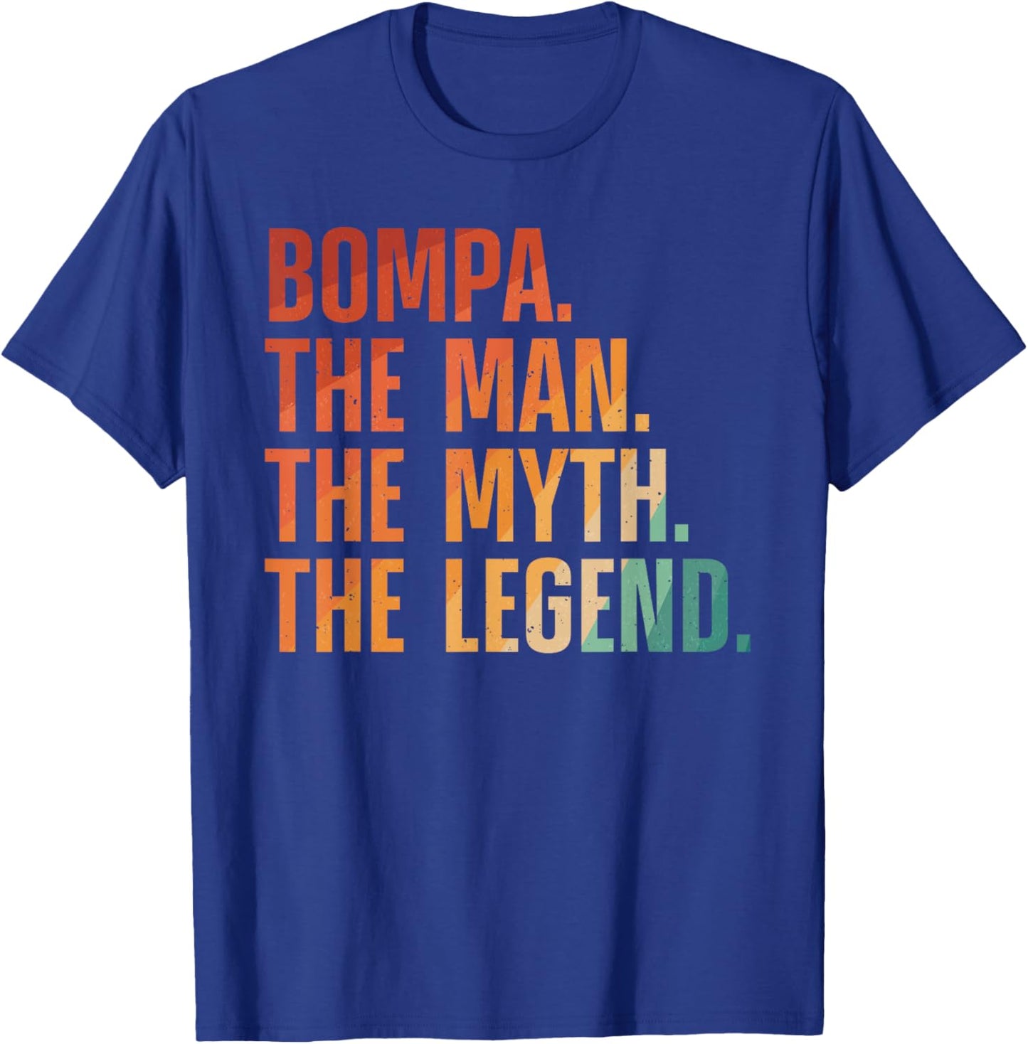 Bompa Design For Grandpa Grandfather From Grandkids Bompa T-Shirt - T-Shirt | Royal