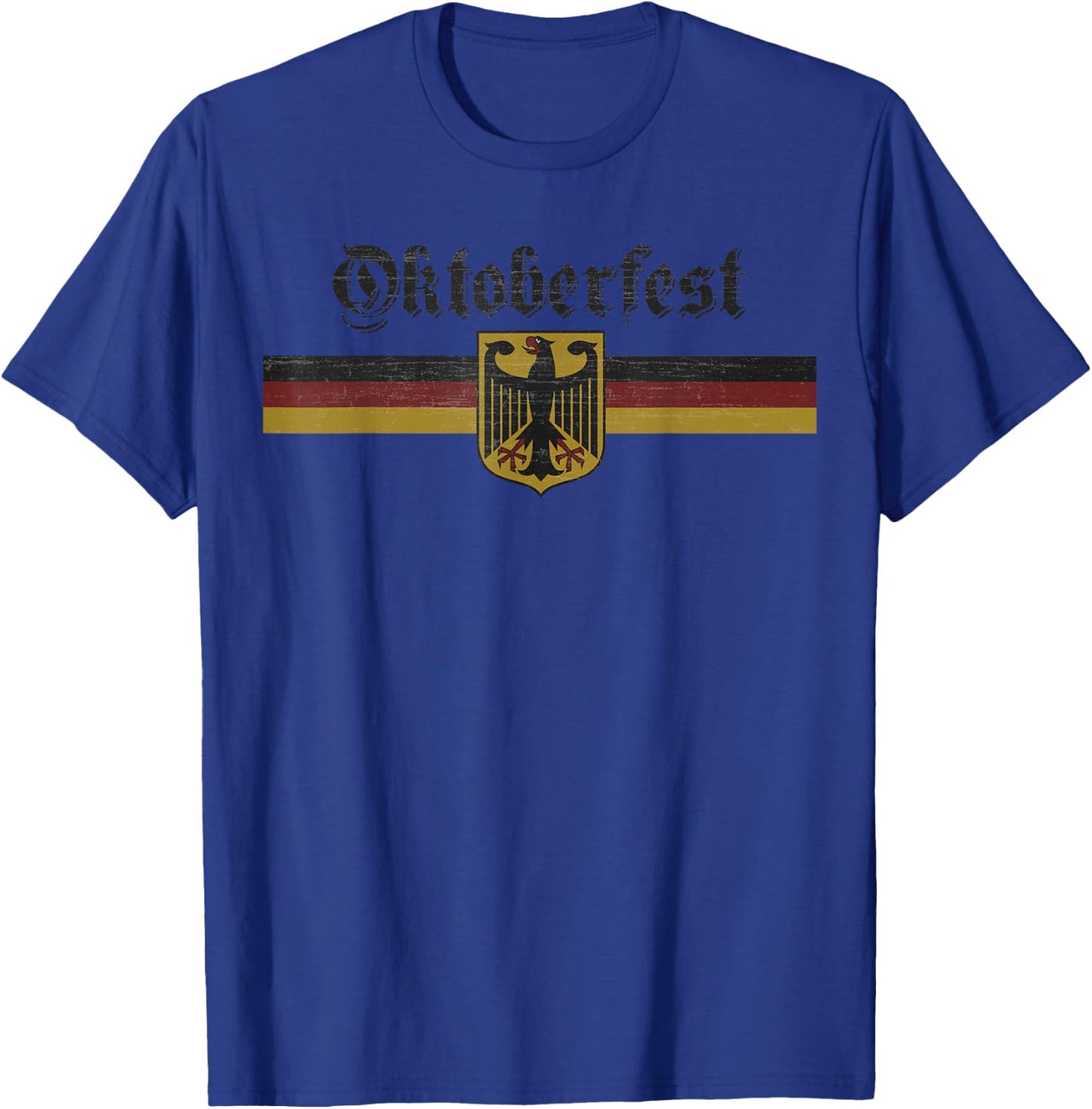Oktoberfest Deutschland German Flag Coat of Arm Banner Crest T-Shirt - T-Shirt | Royal