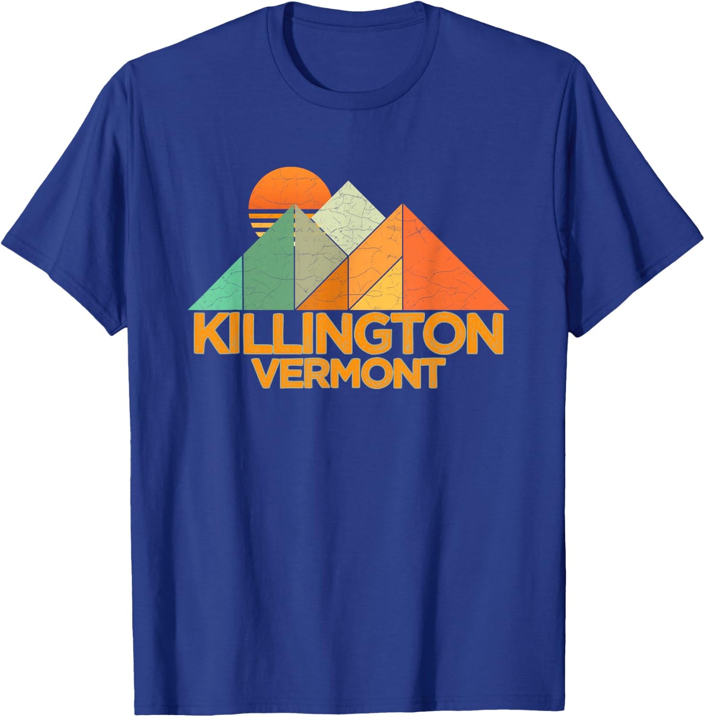 Retro Vintage Killington -Distressed Shirt T-Shirt - T-Shirt | Royal
